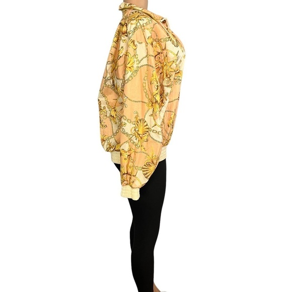 3/$30 🍂 London Fog Vintage Nautical Peach And White Windbreaker - Picture 6 of 11